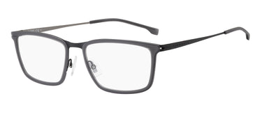 Designer Men Hugo Boss Eyeglasses: 1242/CS - Mate Grey Black- SpecSMART Eye Clinic (Diagonal View)